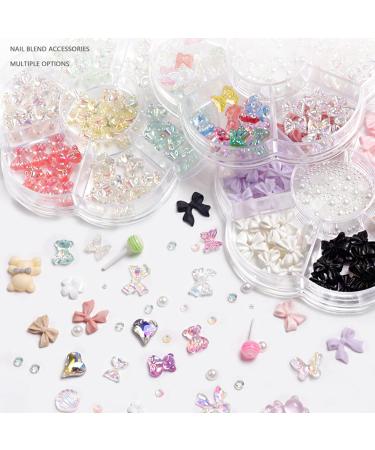 Nail Art Rhinestones Resin Nail Crystal Rhinestones for Daily Work Outing and Other Decoration - Buy Online on GoSupps.com