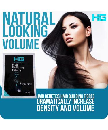 Hair Genetics Hair Fibres White 22g Refill Pack - Effective Solution for Hair Loss and Thinning - 22g (Pack of 1) White - Buy Online on GoSupps.com
