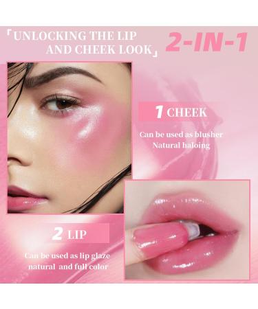  Missmisq Color-changing blush black blush - waterproof black cream blush | Nude makeup enhancer blush and lip tint to beautify cheeks and lips - Buy Online on GoSupps.com