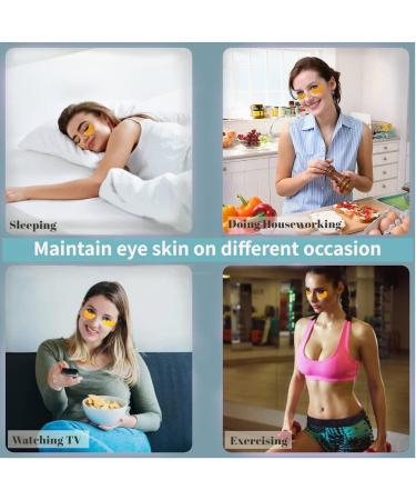 Golden Under Eye Patches for Puffy Eyes Dark Circles & Wrinkles - Collagen-Enriched Treatment for Brightening & Firming - Buy Online on GoSupps.com