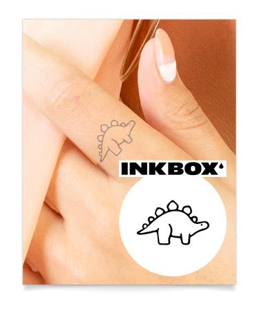Inkbox Temporary Tattoos  Semi-Permanent Tattoo  One Premium Easy Long Lasting  Water-Resistant Temp Tattoo with For Now Ink - Lasts 1-2 Weeks  Stego  1 x 1 in