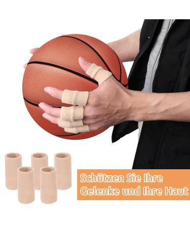 Buy Lollanda Finger Brace Set - 2 Finger Rails 2 Smoothing Tools & 5 Elastic Supports for Broken Sprained & Arthritis Relief - Adjustable Fingertip Protection (Nude Color) - Buy Online on GoSupps.com