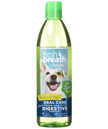 COSMOS 010291 Tropiclean Fresh Breath Oral Care Water Additive Plus Digestive Support 473ml