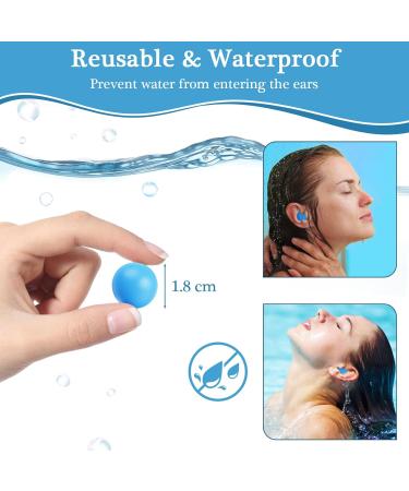 Wanocean Soft Silicone Earplugs - 8 Pairs for Sleep & Noise Reduction Reusable SNR 27 dB - Ultimate Hearing Protection - Buy Online on GoSupps.com