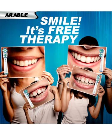 Arable 4 Pcs Toothbrush Heads For Oral B Electric Toothbrushes Dual Clean Oral B Toothbrush Heads Compatible With Oral B Replacement Heads Sensitive and Precision Clean Pro 1000 3000 5000 Smart and Genius Series - Buy Online on GoSupps.com