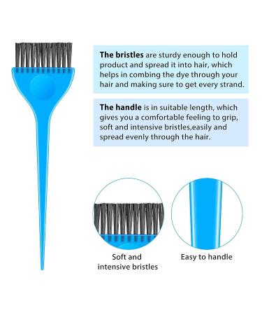 6-Piece Hair Dye Color Brush Set for Salon & Home Use - Coloring Brushes & Applicator Kit for Women, Students - 6 Colors - Buy Online on GoSupps.com