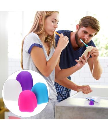 4 pi ces Lot de Bouchons de Dentifrice Silicone Auto- tanches Couvercles Portables conomiseurs de P te Dents Adapt s Majorit des Tubes Contr le Pr cis Dose Usage - Buy Online on GoSupps.com