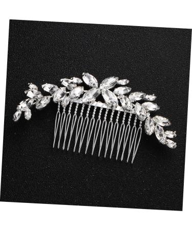 DOITOOL Bride Hair Comb 1pc Bridal Comb Bridal Rhinestone Headwear Hairpins Hair for Hair Claw Clips for Women Faux Buns Headwear for Women Tiara Hair Comb Accessories Alloy Bride Wedding - Buy Online on GoSupps.com