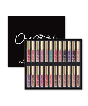 Ownest 24 Colors Matte Liquid Lipstick Set - Waterproof, Long-Lasting Lip Gloss Kit - Buy Online on GoSupps.com