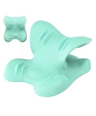 Shakven Neck Support Pillow Ergonomic Neck Stretcher with C-Curve Pillow Design - 2 Stretching Modes Traction Equipment Enhanced Comfort for Family Friends Colleagues
