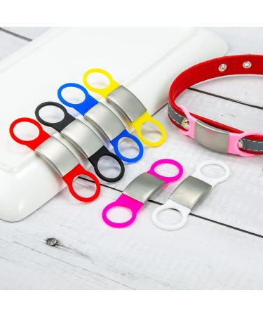 Personalized Silicone Dog ID Tags - 2 Pack Engraved Pet Name Tags for Dogs & Cats - Red Size L - Buy Online on GoSupps.com