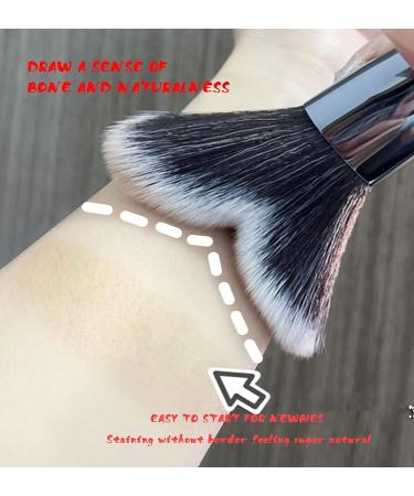 Real Techniques V-Shaped Face Contour Brush for Liquid Makeup - Professional Blending and Contouring Tool - Buy Online on GoSupps.com