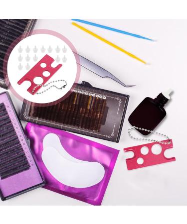 NOLITOY Eyelash Tool Set: Lash Oil Adhesive Remover & Glue Rings - Perfect for Grafting - 5.9x2.6CM - Buy Online on GoSupps.com