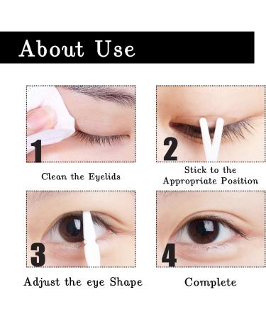 480Pcs Eyelid Tape Invisible Waterproof Self-Adhesive 3 Shapes Breathable Lace Eyelid Lifter Strips or Droopy Uneven and Hooded Eyes Makeup Set with Fork Rods and Tweezers - Buy Online on GoSupps.com