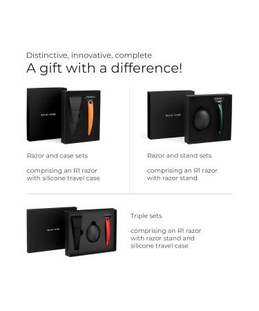 Bolin Webb R1-S Orange Razor & Case | Premium Grooming for Global Buyers - Buy Online on GoSupps.com