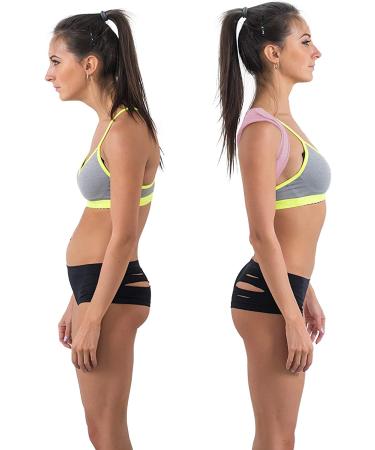 Doctor Developed Posture Corrector & Back Brace - Adjustable Support for Men & Women (Pink, Medium) - Buy Online on GoSupps.com