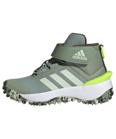 adidas Unisex Kinder Fortatrail Shoes Kids Shoes-High 36 2/3 EU Silver Green Linen Green Lucid Lemon