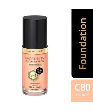 Buy Max Factor Facefinity All Day Flawless Make-up - Fb.80 Bronze | International Shipping Available - Buy Online on GoSupps.com