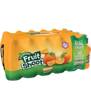 Robinsons Fruit Shoot Orange No Added Sugar 24x200ml Multipack