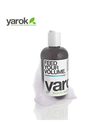 Yarok Feed Your Volume Shampoo - Vegan Sulfate-Free Volumizing Cleanse with Aloe Vera & Macadamia Oil - 8.5oz - Nourish & Lift Hair - Buy Online on GoSupps.com