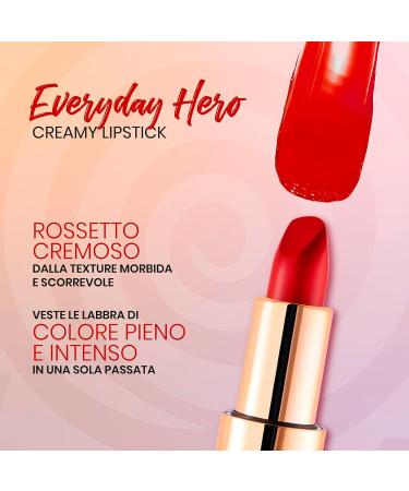 Wakeup Cosmetics Everyday Hero Long-lasting Creamy Lipstick - Essential Rose 10g | International Shipping Available - Buy Online on GoSupps.com