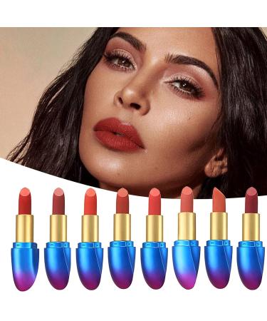 Terracotta Lipstick Gradient - 24 Color Options for Daily & Party Wear | Aunt Red Shade with Lip Liner & Sharpener Included - Buy Online on GoSupps.com