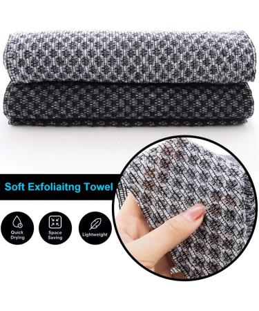 African Mesh Bath Sponge Set - Exfoliating Nylon Body Scrubber for Healthy Skin - Buy Online on GoSupps.com