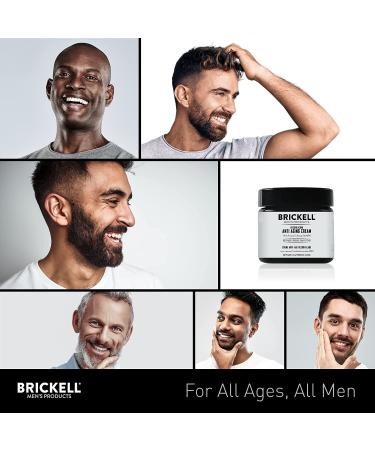 Brickell Men's Resurfacing Anti-Aging Face Cream - 2oz Natural & Organic Vitamin C Moisturizer for Men - Wrinkle Reducing Unscented Formula - Buy Online on GoSupps.com