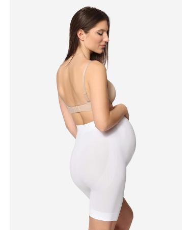 Be Mammy Maternity Shorts XL White - Comfortable Pregnancy Wear - Buy Online on GoSupps.com