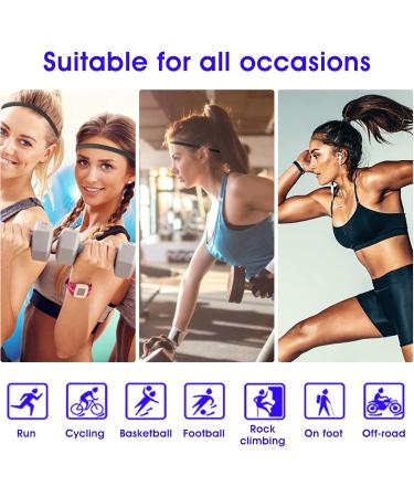 Shop Wllhyf 3-Piece Elastic Sports Head Straps | Non-Wing Silicone Yoga & Running Bands for Men & Women | Stylish Outdoor Exercise Accessories - Buy Online on GoSupps.com