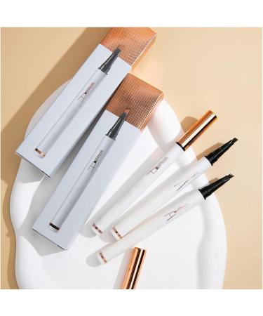 3D Microblading Eyebrow Pencil with 4 Fork Tip 2024 New Magic Eyebrow Pencil Contouring Pen Natural Makeup Fine Stroke Long-Lasting Waterproof Eyebrow Pencil Stay on All Day (2PCS Gray) - Buy Online on GoSupps.com