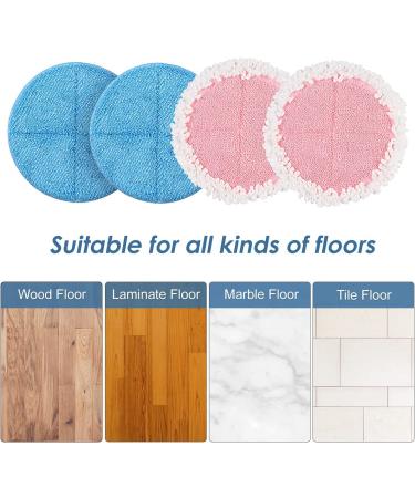 OGORI 4 Pack Replacement Electric Mop Pads - Cleaning & Waxing Pads - 7.28 inch - Buy Online on GoSupps.com