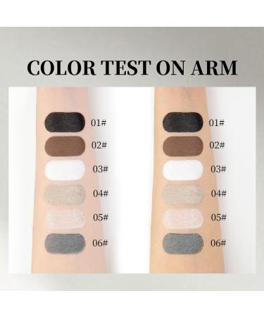 6 Crayons Pour Les Yeux Et Ombres Paupi res Crayon Pour Les Yeux Smokey Ombre Paupi res Mate Eye-Liner Fin Longue Tenue Et Waterproof Maquillage Halloween - Buy Online on GoSupps.com
