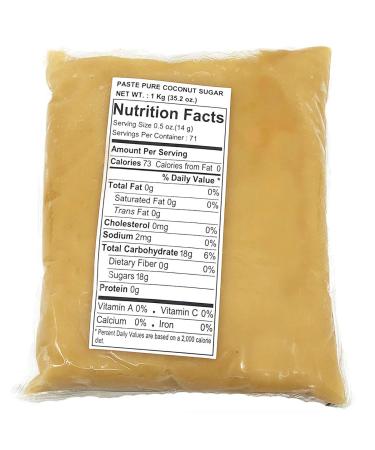 Palm Sugar 2.2 lbs - Large Size Paste Made with Coconut Syrup - Buy Online on GoSupps.com