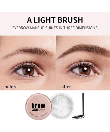 Eyebrow Wax Waterproof Eye Brow Gel Clear - Eyebrow Styling Wax Eyebrow Makeup Eyebrow Shaping Wax for Feathered & Brows Clear Brow Styling Wax Pochy - Buy Online on GoSupps.com