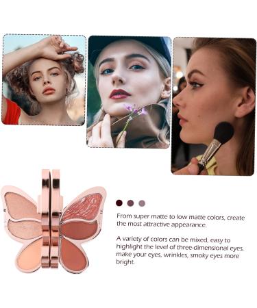 FOMIYES 2 Pcs Eyeshadow Palette Shimmer Eyeshadow Glitter Eye Shadow Makeup Supply Tray Girl Make up 1 count (Pack of 1) As Shown 1x2pcs - Buy Online on GoSupps.com