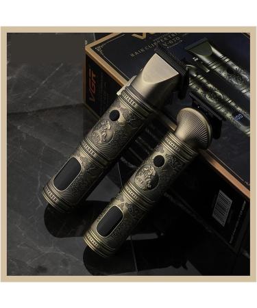 Razors V-670 Professional Hair Trimmer Set - Men's Barber Clipper for Personal Care | Gold Finish - Buy Online on GoSupps.com