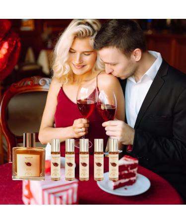 KtafaEDP Perfume Men's Luxury Perfume Gift Set Chocolate Perfume Luxury Set (1.7fl. oz.+5x 0.34 fl. oz.) lrresistable ChocolateScent | Aromatic perfumes for men - Buy Online on GoSupps.com