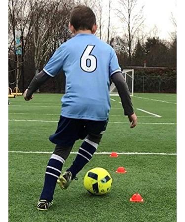Versatyle 9in/6in/2in Set of 12 Heavy Duty Agility Training Cones | KamelKone Flexible Cones for Sports, Kids, & Traffic | Ideal for Soccer, Bikes, Coaching, Field Marker | Orange - Buy Online on GoSupps.com