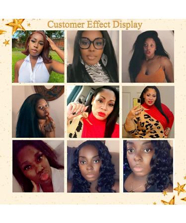 10A Italian Super 1B Natural Human Hair Kinky Straight Clip Ins for Black Women - 10Pc 120g 20inch - Buy Online on GoSupps.com