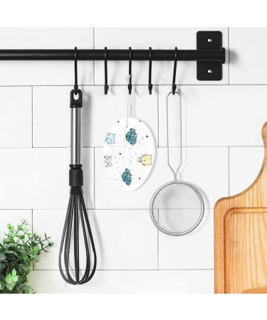 3-Pack Cleaning Kitchen Sponges Oval Dog and Cat Kitchen Cellulose Dishwashing Wood Pulp Cotton - Buy Online on GoSupps.com