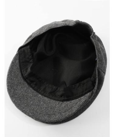 Mint Green Baby Boys Flat Cap 6-12 Months - Gentleman Herringbone Tweed Newsboy Baker Boy Hat in Wool Dark Grey - Buy Online on GoSupps.com