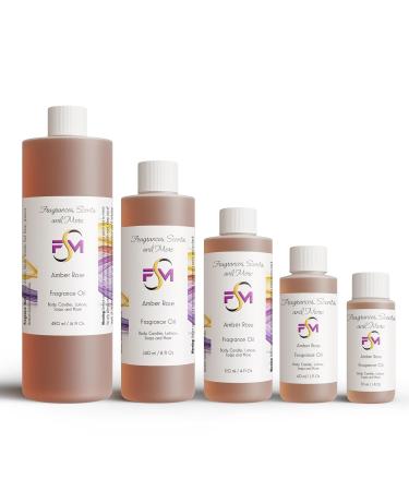 Fragrances Scents and More Amber Rose Fragrance Oil - 1 Fl Oz Plastic Bottle (30ml) - Buy Online on GoSupps.com