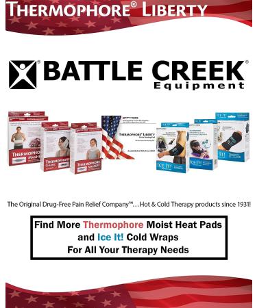 Thermophore Liberty Moist Heating Pad - Made in USA for Arthritis & Pain Relief - Large 14 x 27 - Buy Online on GoSupps.com