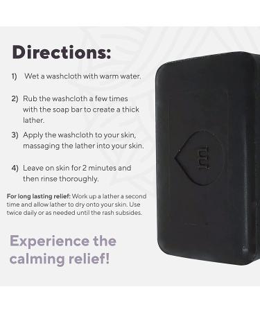 Marie Originals Eczema Bar Soap - Natural Psoriasis & Eczema Treatment - 3.5 Ounce - Detoxifying, Healing Skincare - Buy Online on GoSupps.com