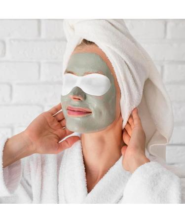 Disposable Non Woven Eye Care Masks - 200 Sheets Eye Covers for Skincare & Makeup | Cotton Facial Spa Paper - Buy Online on GoSupps.com