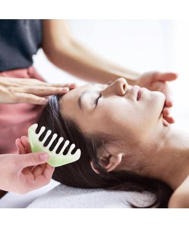TOVINANNA 3-Part Harz Massagekamm & Guasha-Kratzkamm | Multifunctional Head Massage Tools | Ideal Mother s Day Gift - International Shipping - Buy Online on GoSupps.com