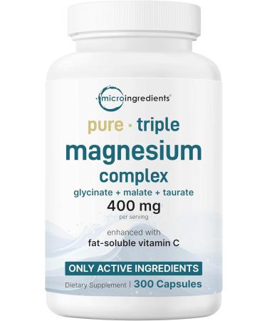 Micro Ingredients Vitamin D3 5 000iu + K2 100mcg Softgels & Pure Triple Magnesium Complex 400mg Capsules | 2 Pack Bundle | Essential D & K Sunshine Vitamins | Glycinate Malate & Taurate Forms - Buy Online on GoSupps.com
