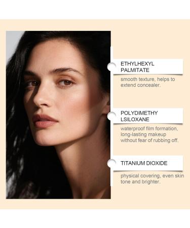 Face Concealer high coverage highly pigmented concealer 10 g longlasting light cream for morning party outdoor daily use work event travel natural colors - Buy Online on GoSupps.com