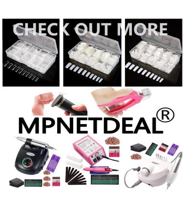 Electric Nail Drill Set Kit for Acrylic Nails Gel Art - Pink MPNETDEAL Efile Machine - Salon Quality at Home - Buy Online on GoSupps.com
